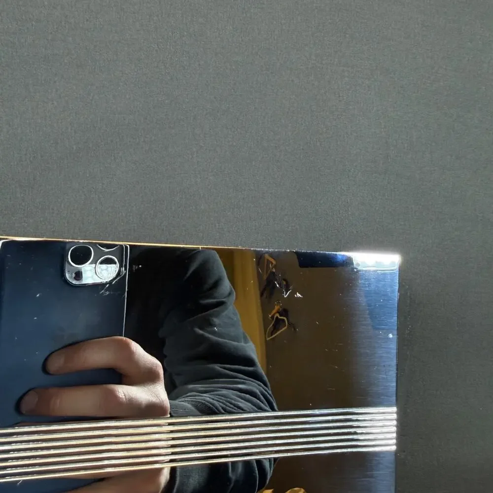 AMERICAN OPTICAL COMPANY ART DECO VANITY MIRROR w chrome on stand Vintage RARE